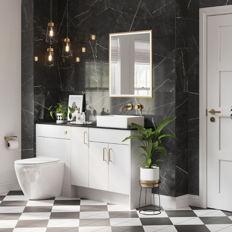 HIB Vanquish 600mm LED Recessed Mirror Cabinet | Sanctuary Bathrooms